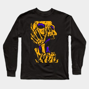 Dont Lose Your Head Skull Long Sleeve T-Shirt